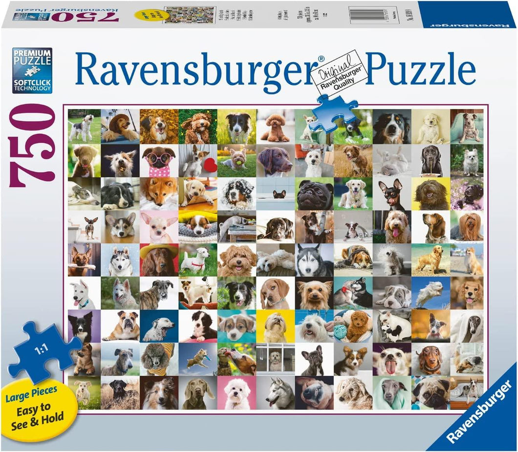 99 Loveable Dogs - 750 piece