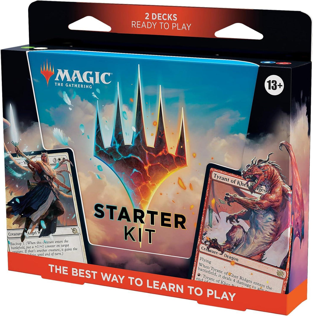 Magic The Gathering 2023 Starter Kit - Learn to Play with 2 Ready-to-Play Decks + 2 Codes to Play On