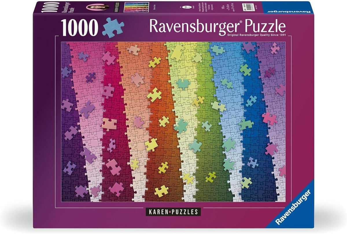 Colors on Colors 1000 piece Karen Puzzles Puzzle Me This
