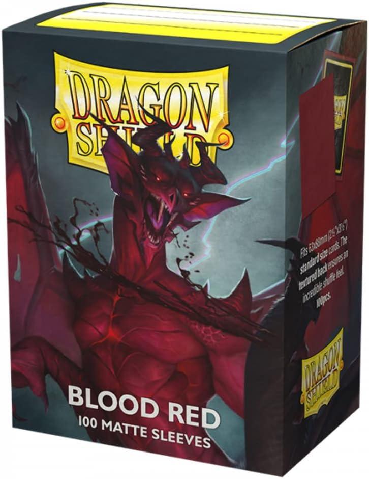 Dragon Shield Sleeves - Blood Red