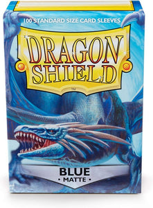 Dragon Shield Sleeves - Blue Matte (100 sleeves)