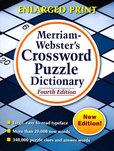 Large Print Crossword Puzzle Dictionary