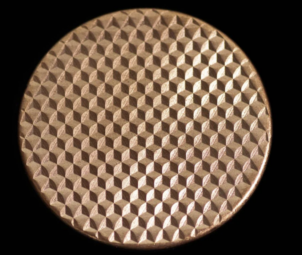 Copper Worry Stone/Coin