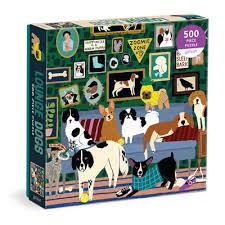 Lounge Dogs Foil Jigsaw - 500 piece