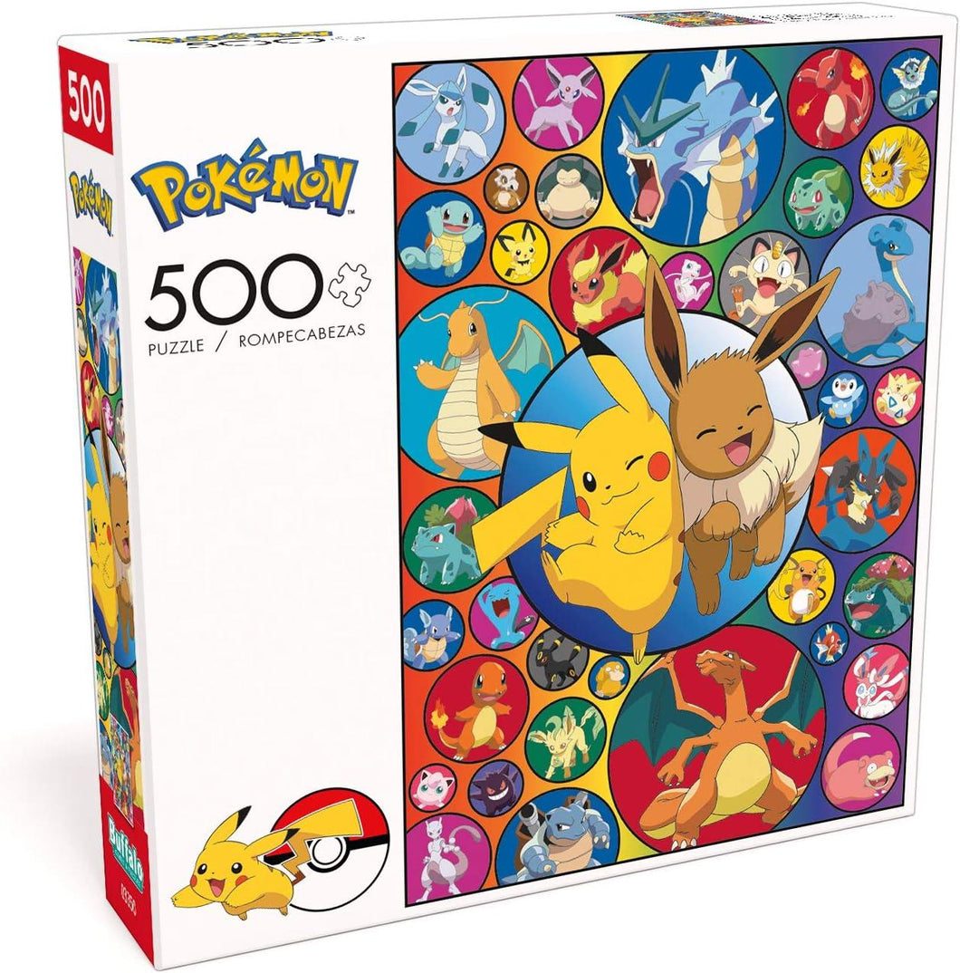 Pokemon Pikachu & Eevee - 500 piece jigsaw