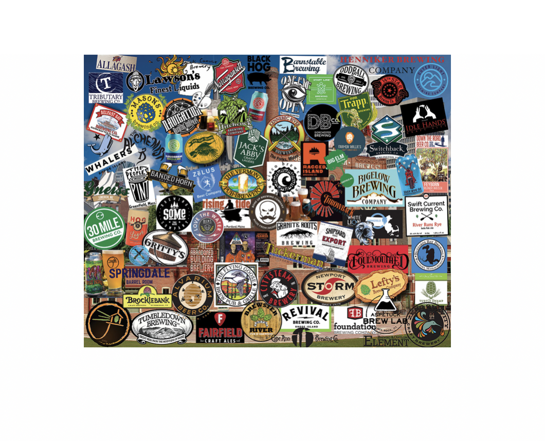Beers of New England - 1000 piece