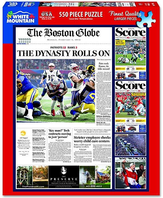 Boston Globe: The Dynasty Rolls On - 500 piece