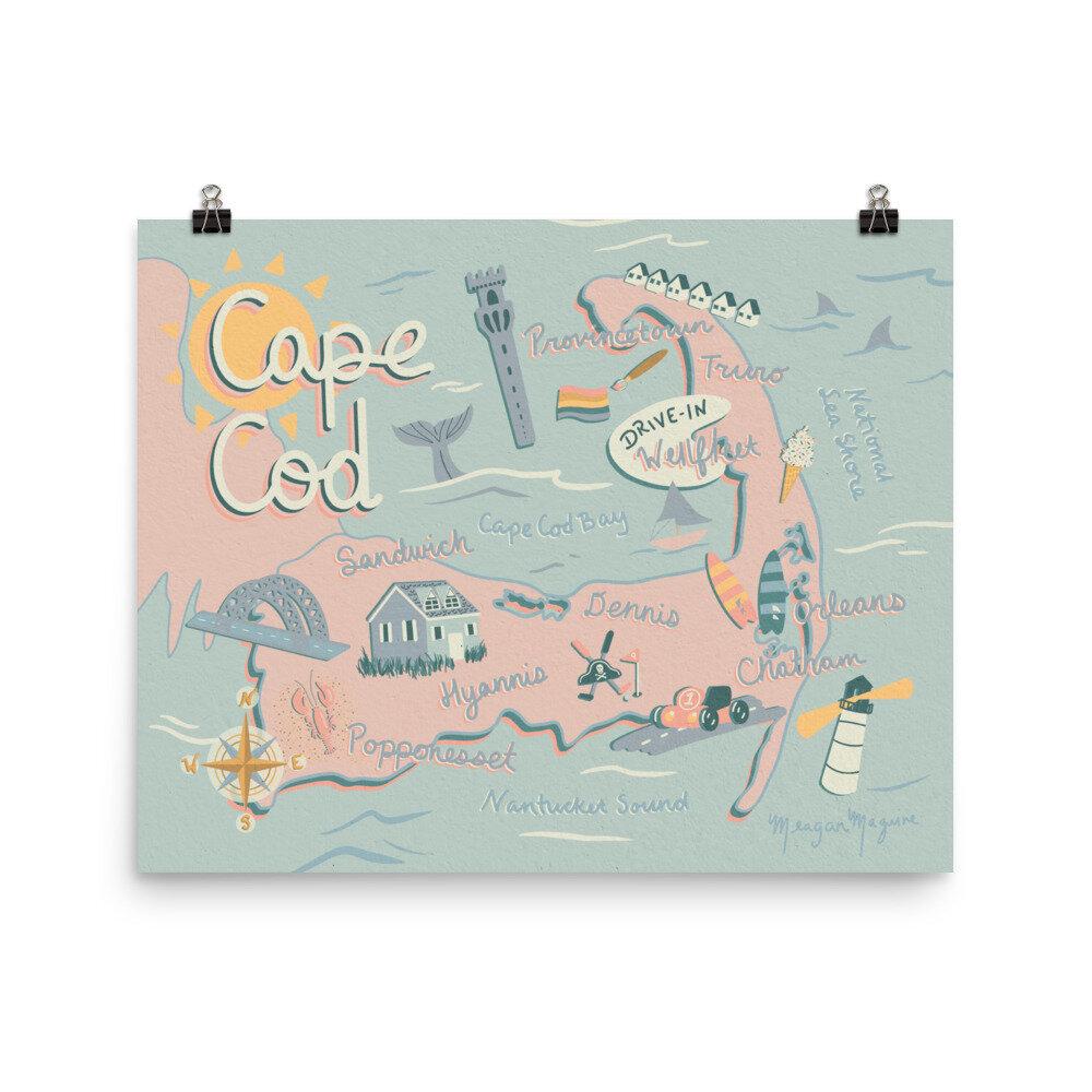 Cape Cod Map Puzzle - 500 piece wooden puzzle