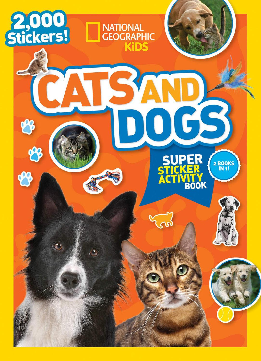 Cats & Dogs Super Sticker Activity Book by National Geographic