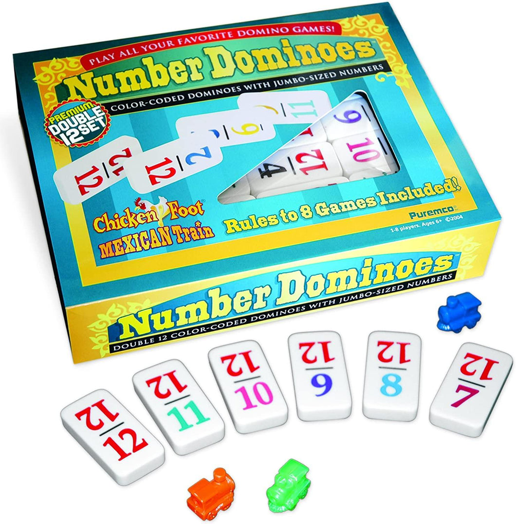 Dominoes Numbers Dble 12s