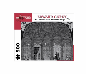 Edward Gorey: Dracula in Dr. Seward's Library - 500 piece