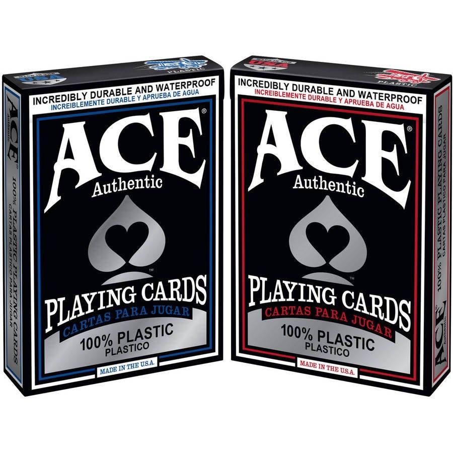 Ace 100% Plastic Playing Cards