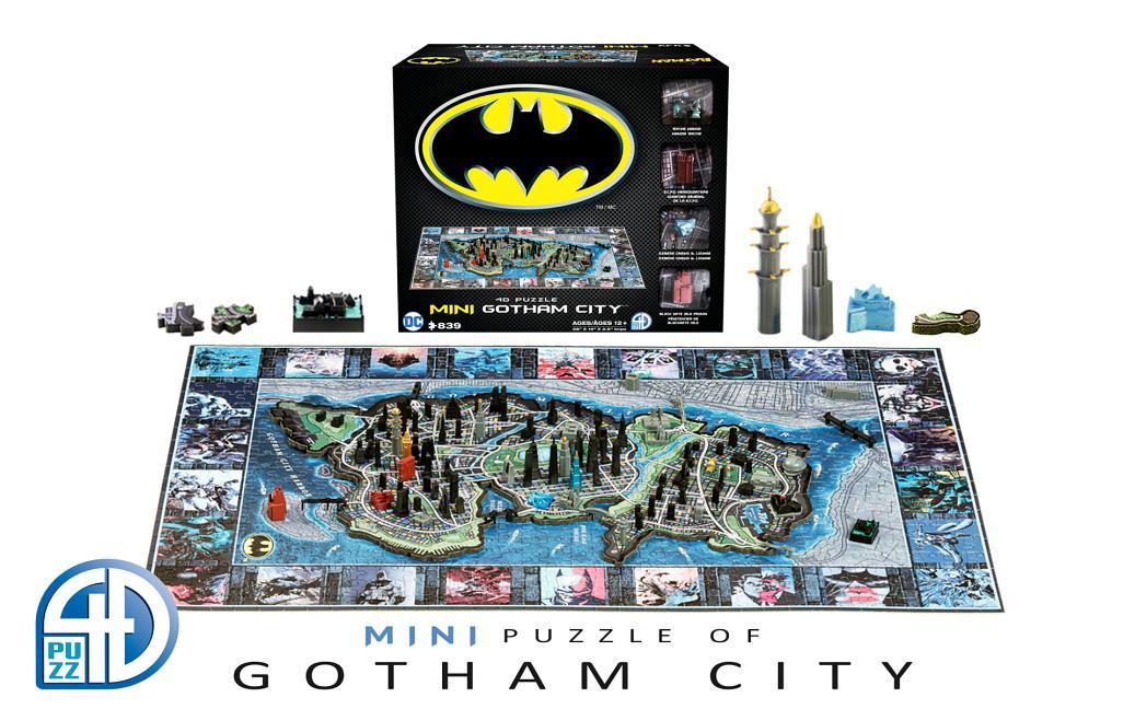 4D Gotham City Mini Puzzle