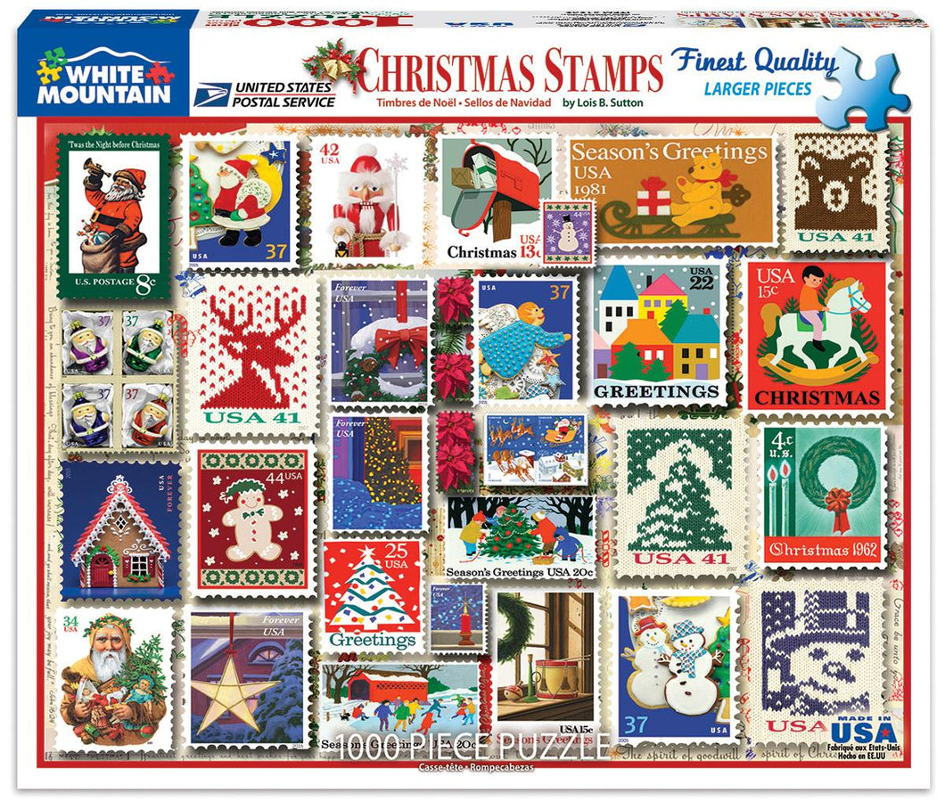 Christmas Stamps - 1000 piece