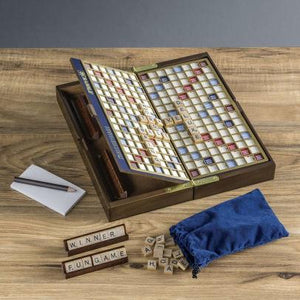 Scrabble Deluxe Travel Wood