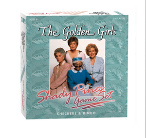 Golden Girls Shady Pines Game Set (checkers and bingo)