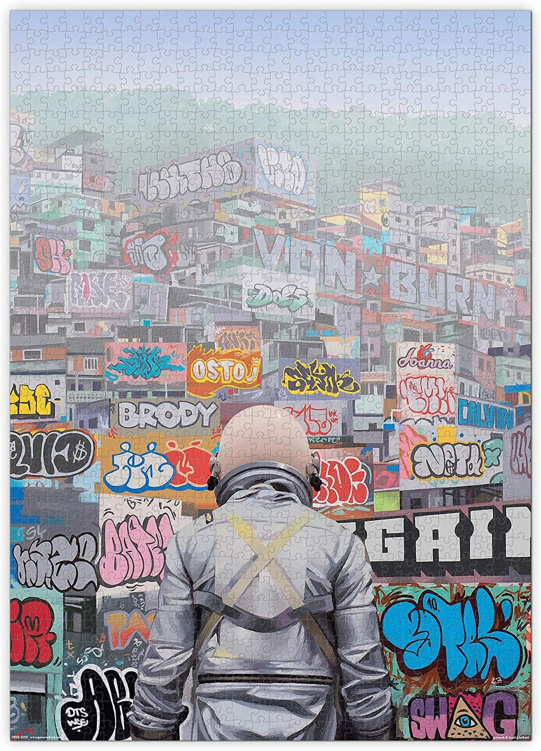 Graffiti City - 1000 piece by Scott Listfield