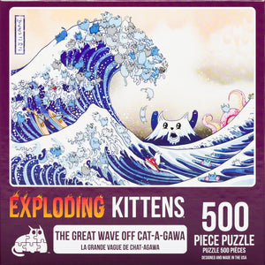 Great Wave of Cat-A-Gawa - 500 piece