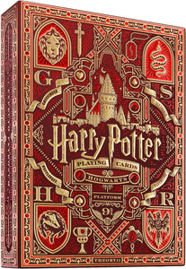 Harry Potter Playing Cards - Red (Gryffindor) by Theory 11