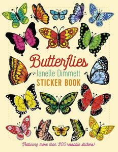 Janelle Dimmett: Butterflies Sticker Book