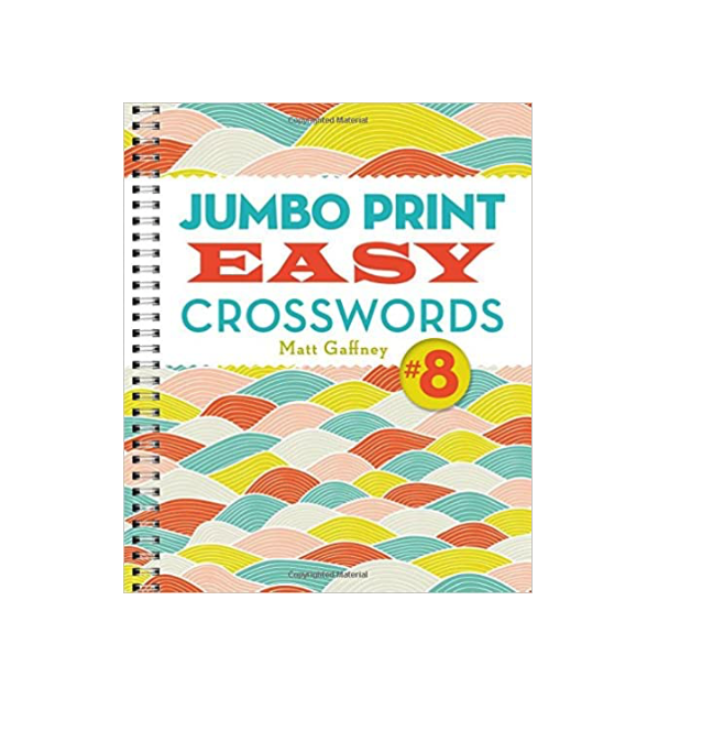 Jumbo Print Easy Crosswords 8