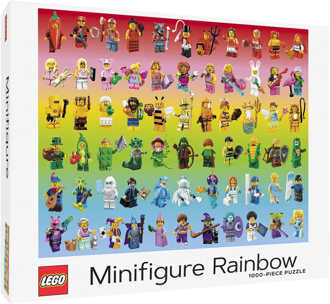 Lego Minifigure Rainbow - 1000 piece