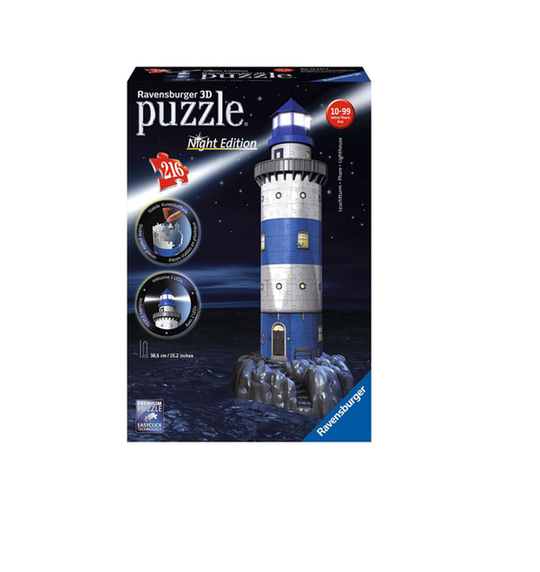 Lighthouse 3D Puzzle Night Edition