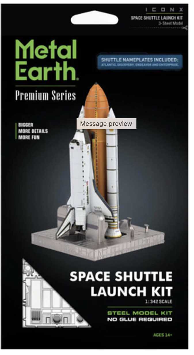 MetalEarth: Space Shuttle Launch Premium