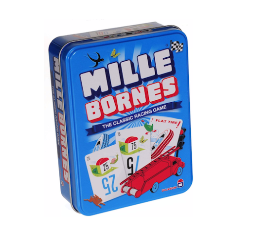Mille Bourne Racing Card Game in Tin
