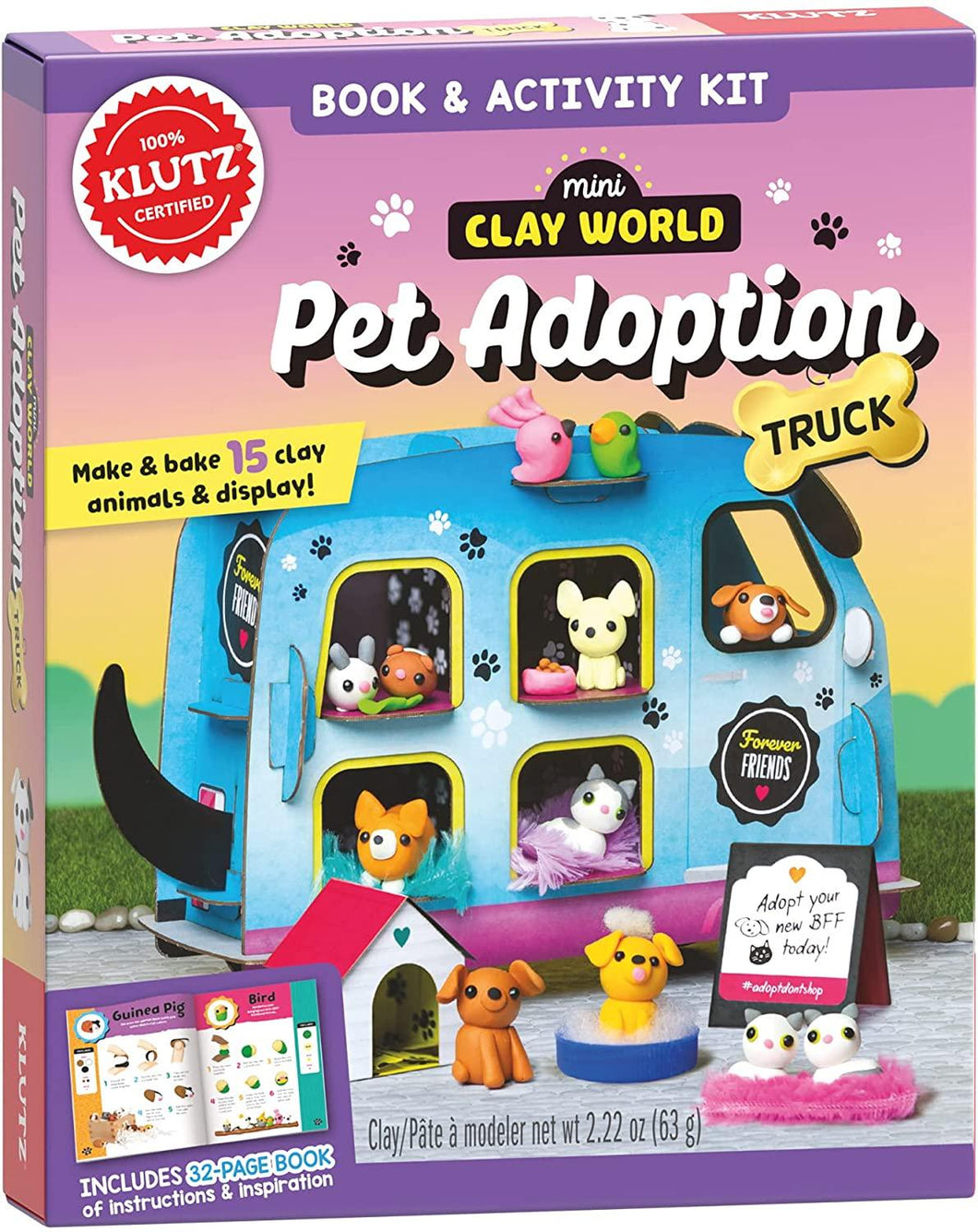 Mini Clay World Pet Adoption Truck