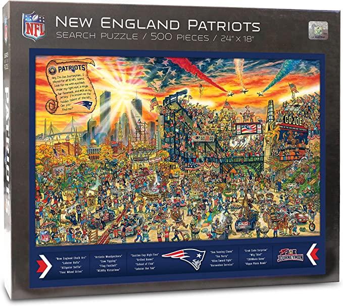 New England Patriots Search Puzzle - 500 piece