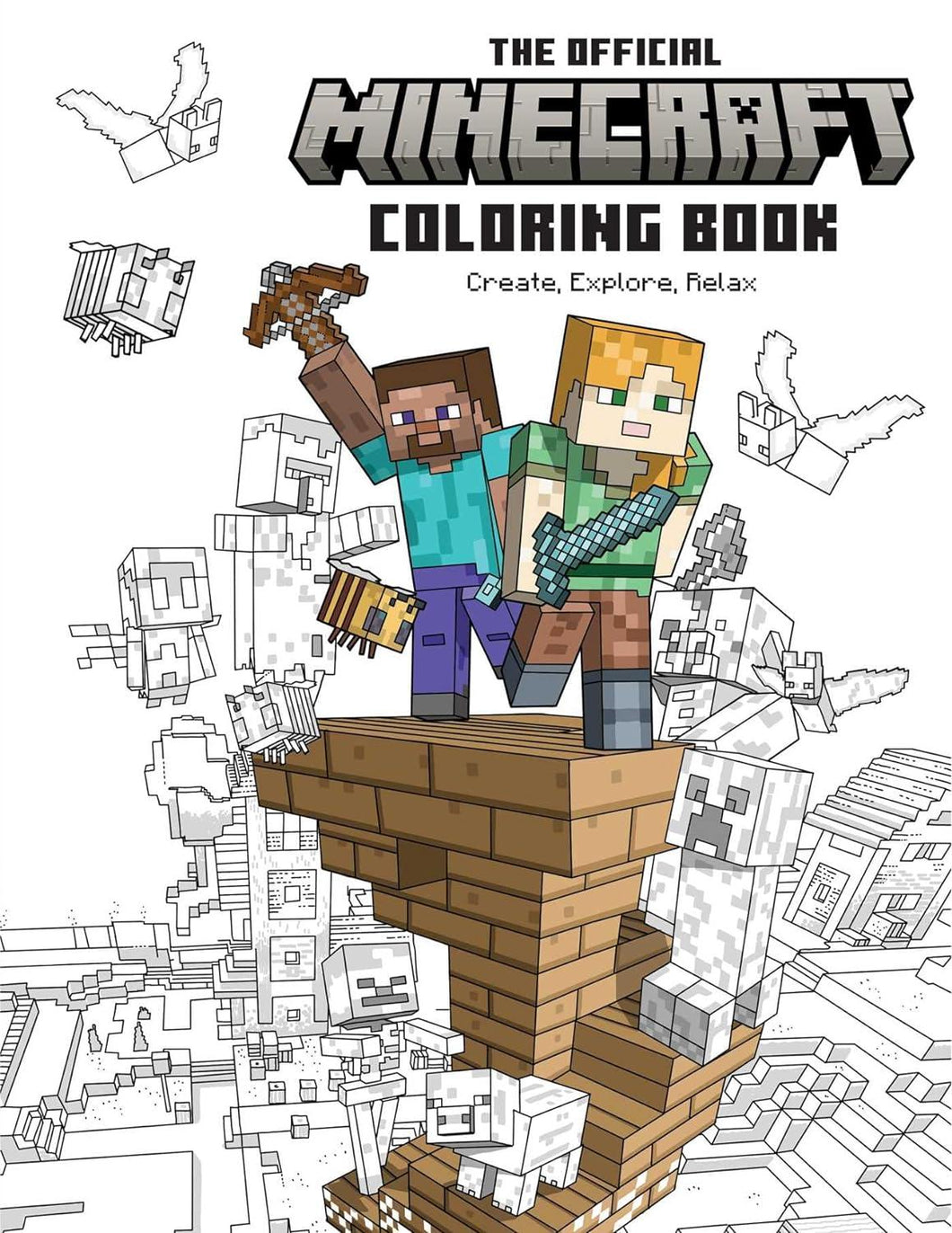 Official Minecraft Coloring Book