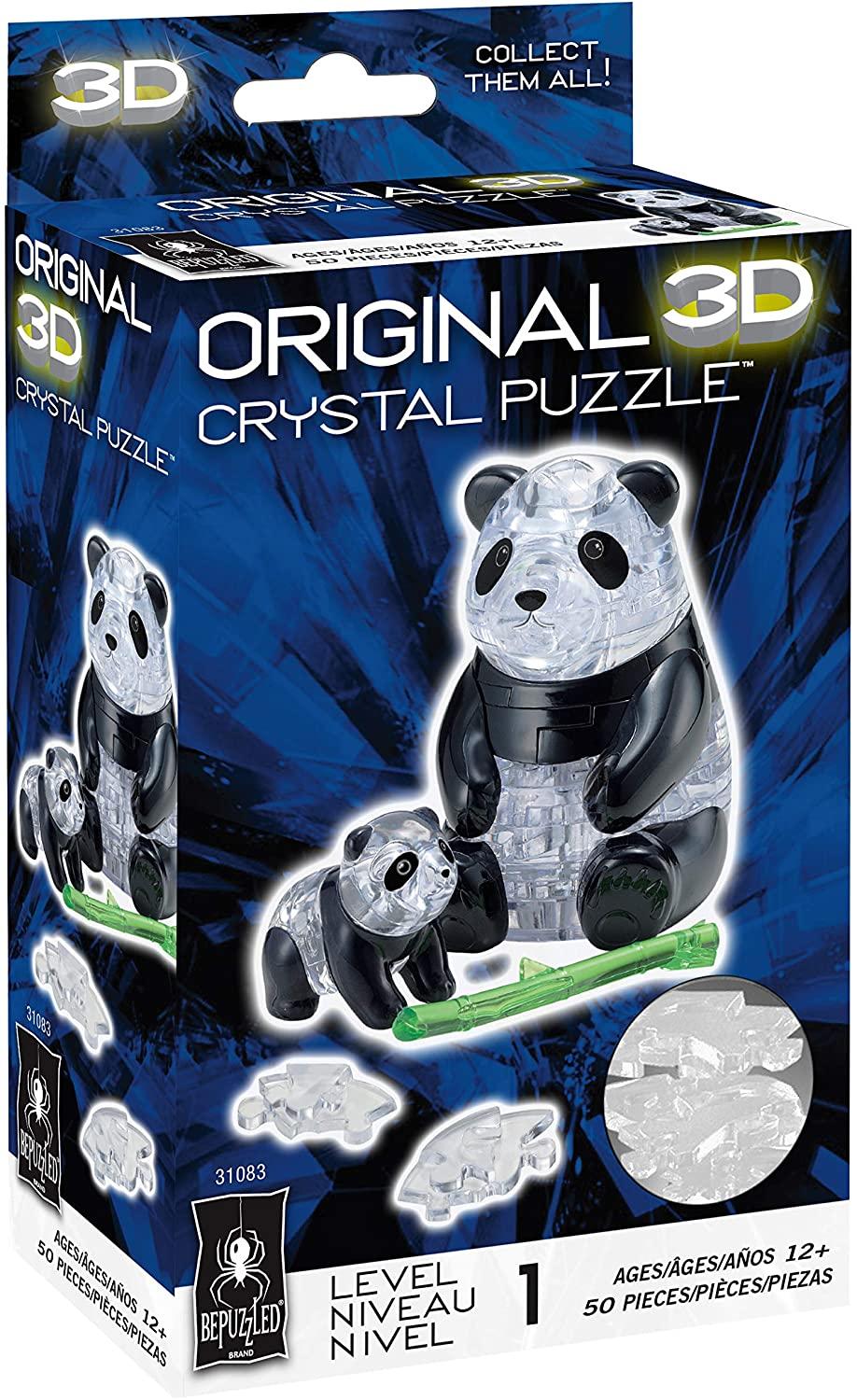 PANDA & Baby 3D Crystal Puzzle