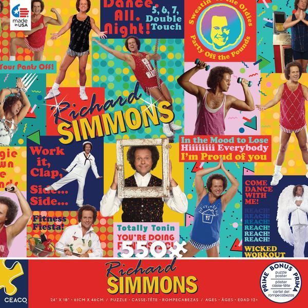 Richard Simmons Collage Quotes - 550 piece