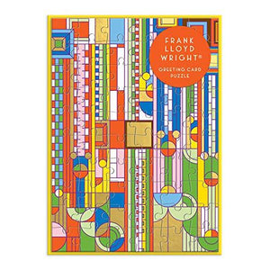 Saguaro Forms & Cactus Flowers - Greeting Card Puzzle by Frank Lloyd Wright