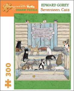 Seventeen Cats E. Gorey - 300 piece
