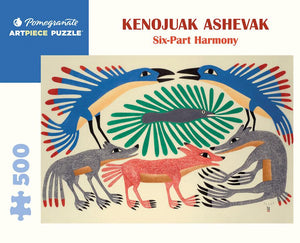 Six-Part Harmony - 500 piece by Kenojuak Ashevak
