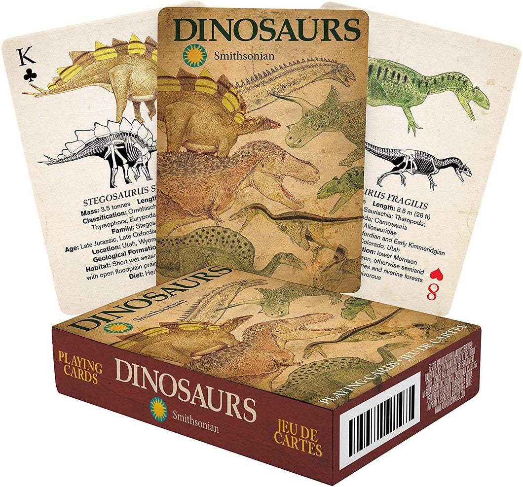 Smithsonian Dinosaur Playing Cards