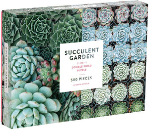 Succulent Garden - 500 piece double-sided