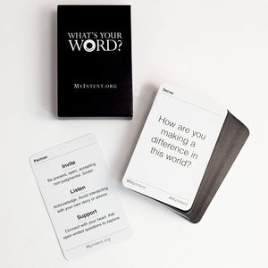 What's Your Word Conversation Cards