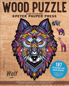 Wolf Wood Jigsaw Puzzle - 187 pieces