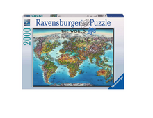 Load image into Gallery viewer, World Map - 2000 Piece
