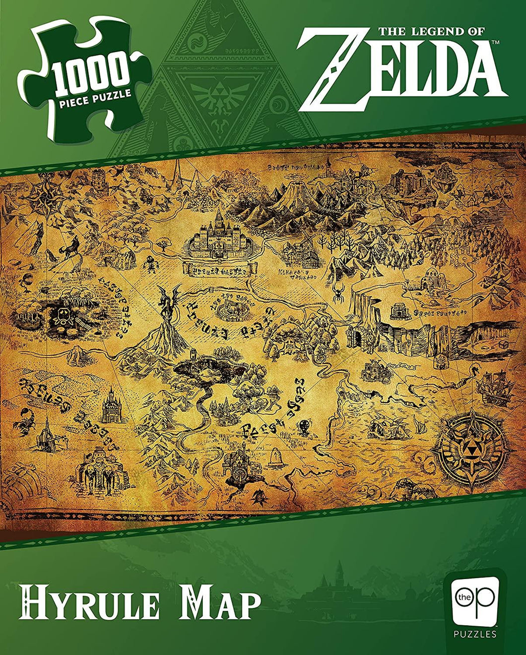 Zelda Hyrule Map - 1000 piece